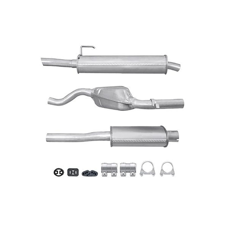 Hella End Silencer Rear fits Alfa Romeo 146 1995-2001 1.4 1.6 1.8 2.0