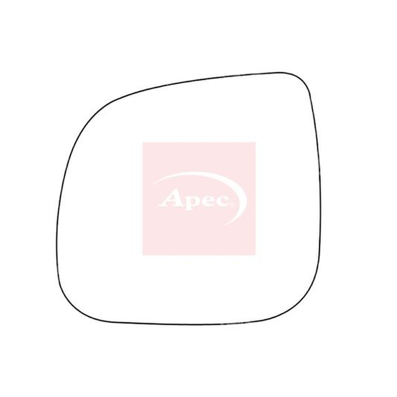 Apec Exterior Wing Mirror Glass Left fits VW Amarok 2010-2022 2.0 3.0