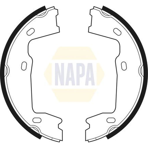 NAPA Parking Brake Shoe Set NBS5002