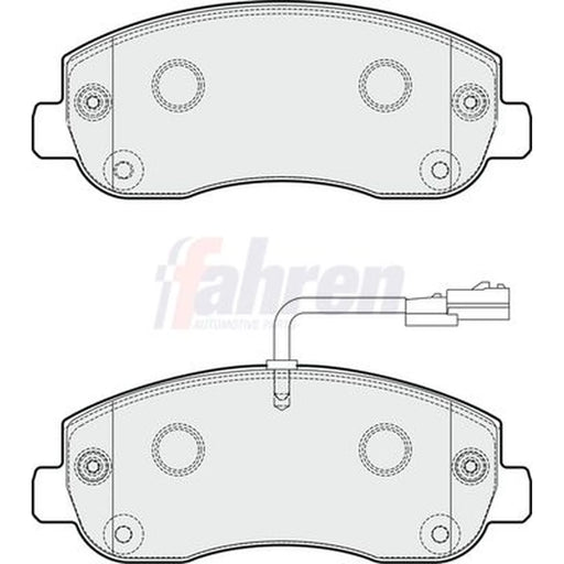 Fahren Front Brake Pad Set FBP3274