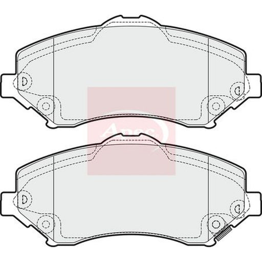 Apec Front Brake Pad Set fits Chrysler Grand Voyager V 2007-2008 2.8 3.3 3.8