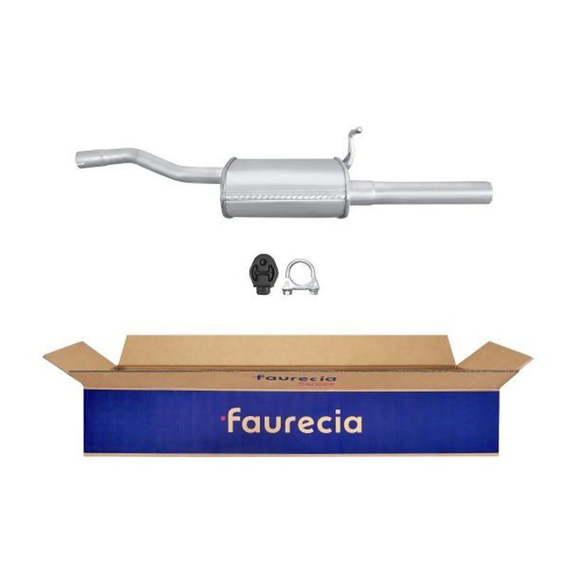 Hella End Silencer Rear fits Ford Focus I 1999-2004 1.4