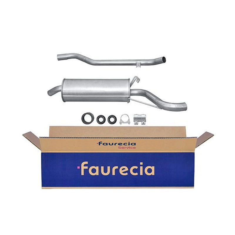 Hella End Silencer Rear fits Citroën C15 Box Body/Mpv 1986-2005 1.4 1.8 1.9