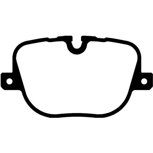 Abtex Rear Brake Pad Set fits Land Rover Range Rover 2009-2012 4.4 5.0