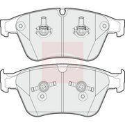 Apec Front Brake Pad Set fits Mercedes-Benz M-Class 2006-2011 164.177