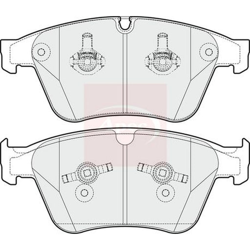 Apec Front Brake Pad Set PAD1681