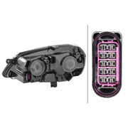 Hella Headlight Headlamp H7/H1 Right fits VW Polo IV 2001-2012 1.2 1.4 1.6 1.9