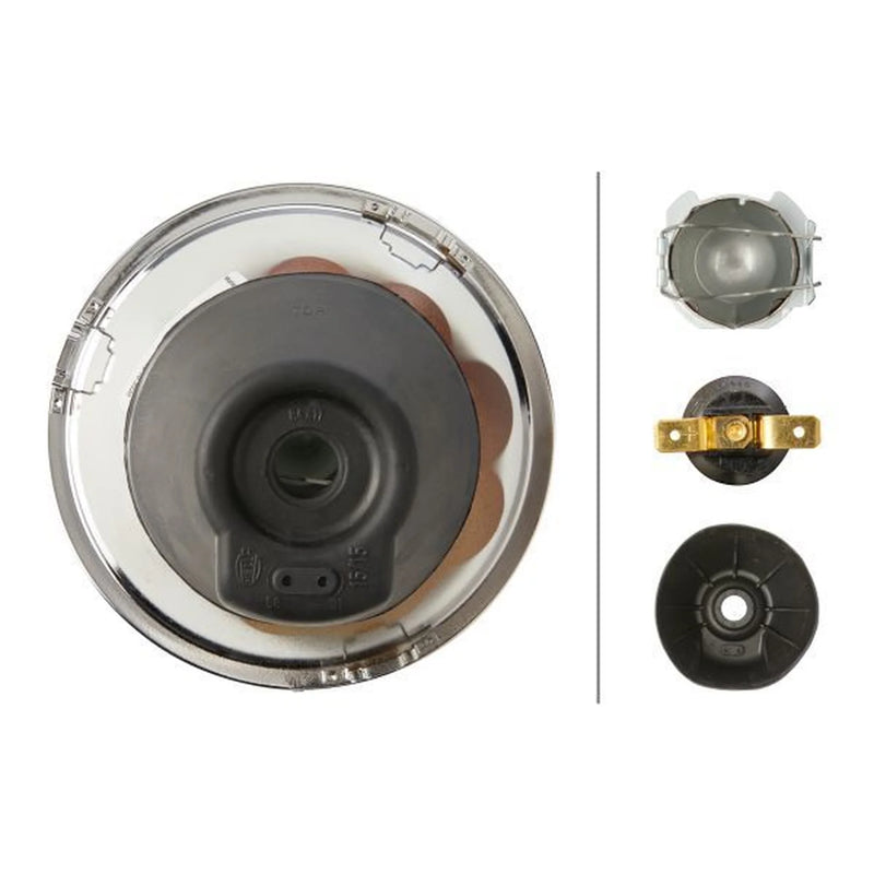 Hella Headlamp Lesh Fapo 1L6 Right 1L6 002 395-261 TP07004020 1L6 002 395-261