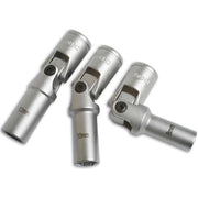 Laser Glow Plug Socket Set 3/8"D 3pc 4122 Laser - Dynamic Drive