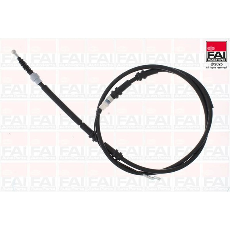 FAI Handbrake Cable Left Rear fits VW Multivan 2004-2015 2.0 2.5 3.2