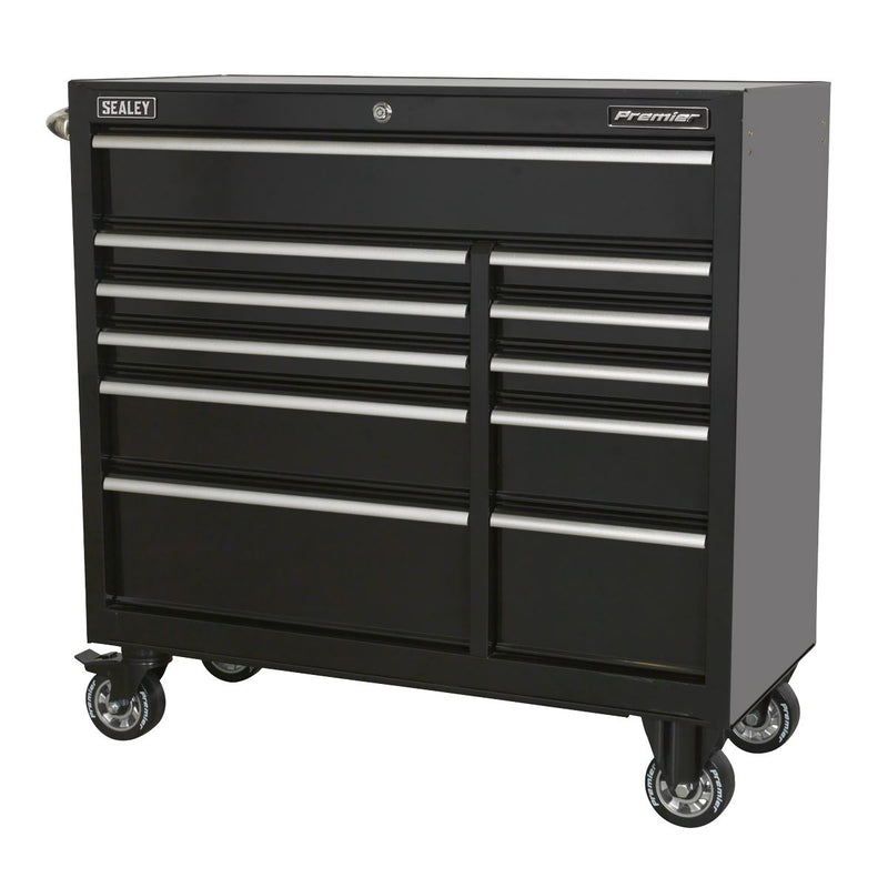 Sealey Rollcab 11 Drawer 1055mm Heavy-Duty Black PTB105511 Sealey - Dynamic Drive