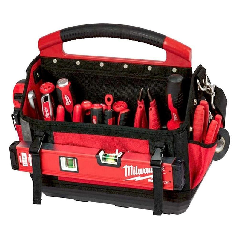 Milwaukee 0 932464084 PACKOUT Tote Tool Bag 25cm, Red Milwaukee - Dynamic Drive