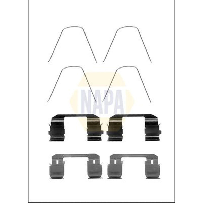 NAPA Brake Pad Accessory Fitting Kit Front fits Honda Cr-V 2001-2007 2.0 2.2