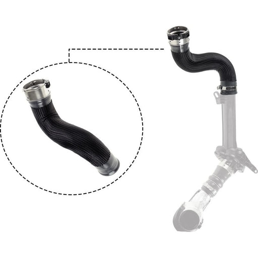 Gates Intercooler Turbo Charge Air Hose 345mm fits Renault Fluence 2010 on 1.5