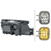 Hella Headlight Headlamp H21W Left fits Man Tgs I 2006-2021