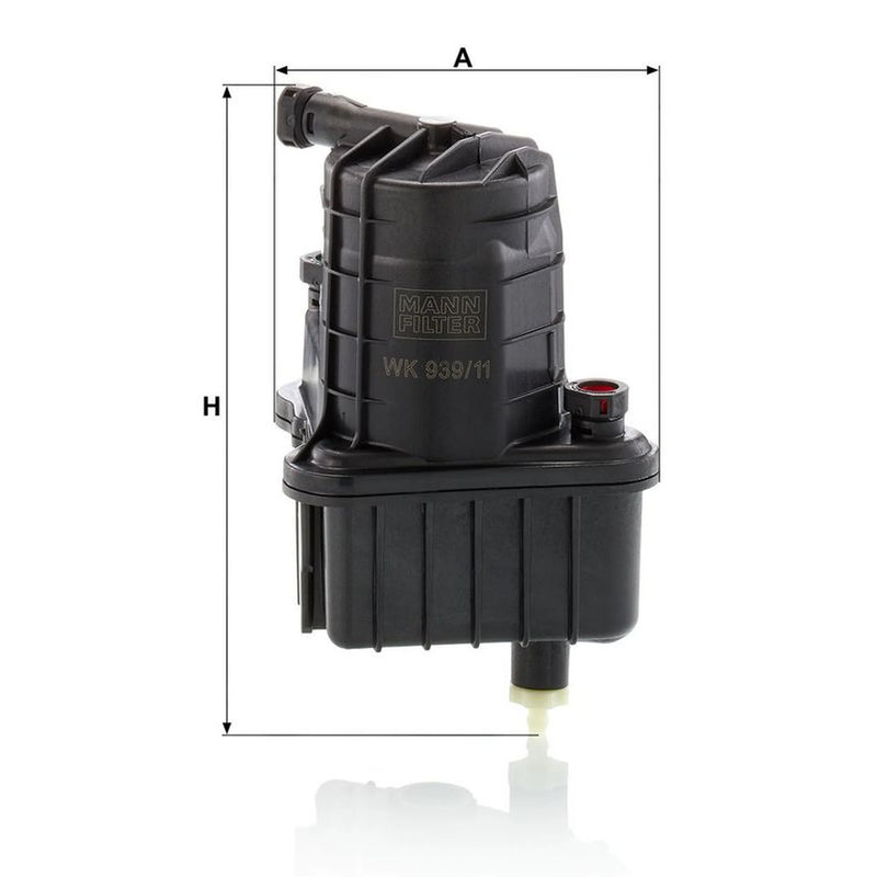 MANN-FILTER Full Service Kit with Air, Oil, Fuel & Cabin Filt fits Renault Modus