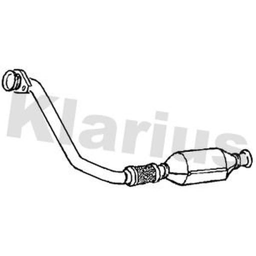 Klarius Catalyst Type Approved With Pipe fits Opel Movano A 1999-2001 2.8