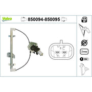Valeo Electric Window Regulator Lifter Right Front 850095