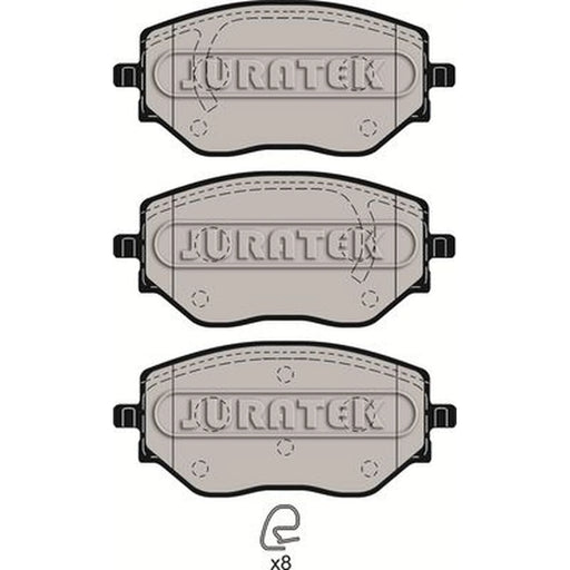 Juratek Front Brake Pad Set fits Dacia Jogger 2021 on 1.0
