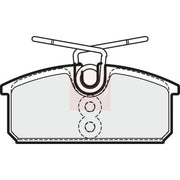 Apec Rear Brake Pad Set fits Renault Twizy 2012 on
