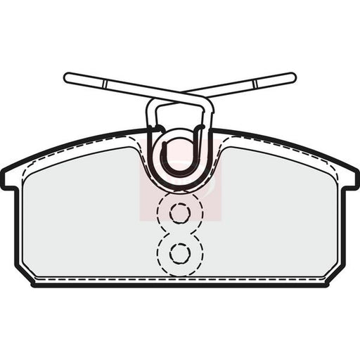 Apec Rear Brake Pad Set fits Renault Twizy 2012 on