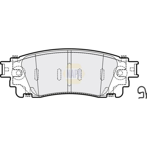 NAPA Rear Brake Pad Set NBP1899