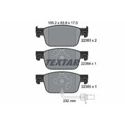Textar Front Brake Pad Set 2238301