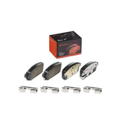 Brembo 4 x Rear Brake Pad Set fits Chevrolet Aveo 2013 on 1.4