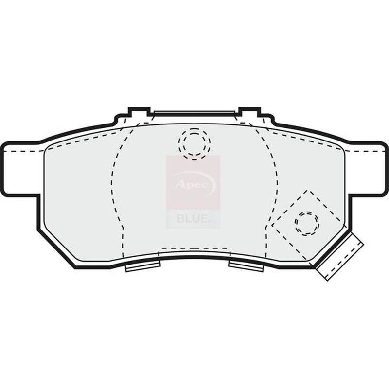 Apec Rear Brake Pad Set PD3142