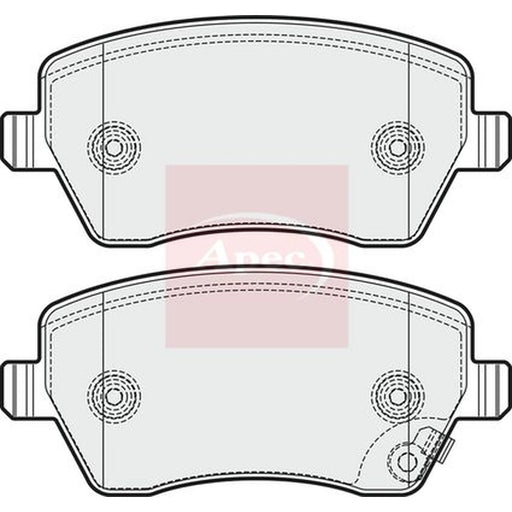 Apec Front Brake Pad Set PAD1664