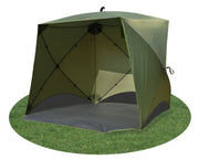 Quest Screen House 4 Mini pop up Gazebo Green Quest - Dynamic Drive