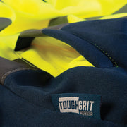 Tough Grit Hi-Vis 2-Tone Sweatshirt Yellow/Navy XXL Tough Grit - Dynamic Drive