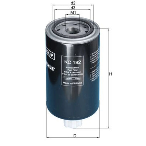 Mahle Fuel Filter Element