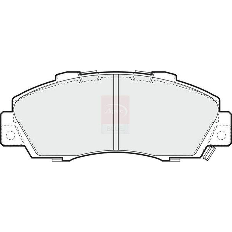 Apec Front Brake Vented Discs & Pads fits Honda Integra 2002-2008 2.0