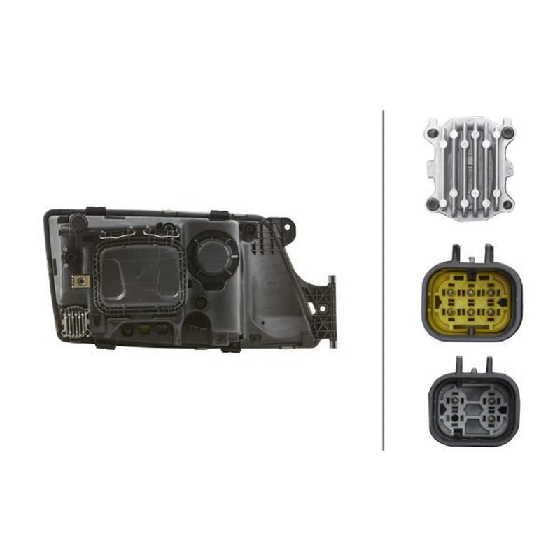 Hella Headlight Headlamp PY21W Left fits Man Tgx I 2006-2021