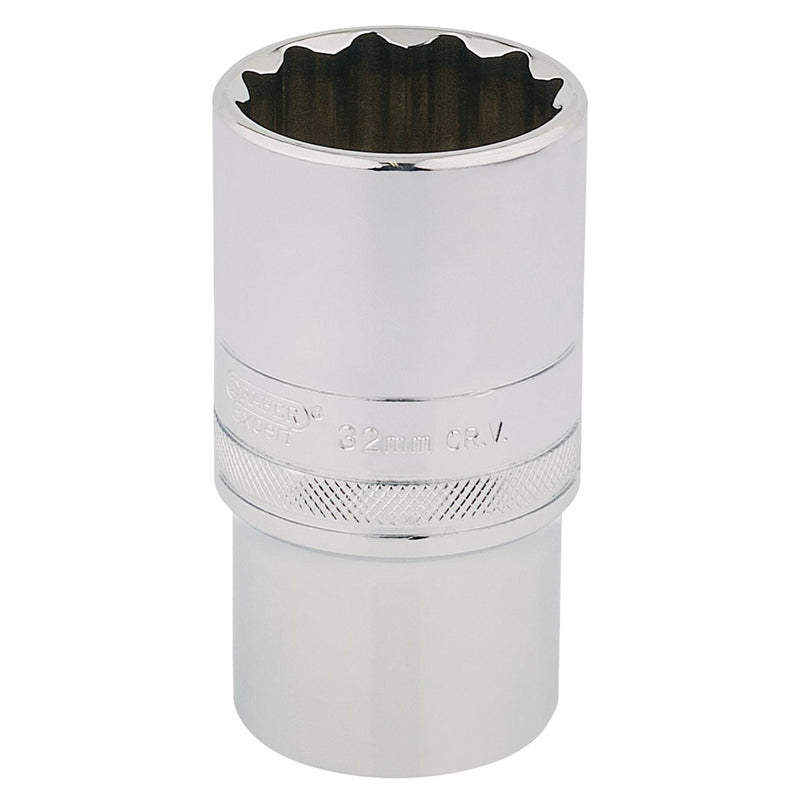 Draper HI-TORQ 12 Point Deep Socket, 1/2" Sq. Dr., 32mm 33865 Draper - Dynamic Drive