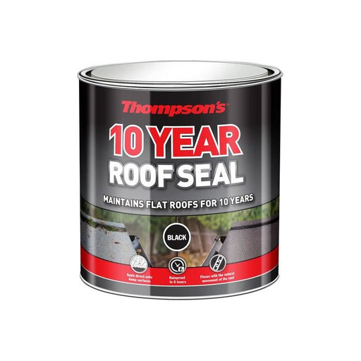Ronseal Thompson's 10 Year Roof Seal Black 4 litre Ronseal - Dynamic Drive