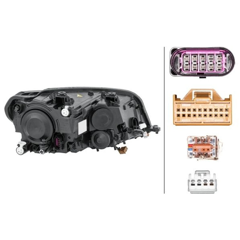 Hella Headlight Headlamp LED Left fits VW Caddy Alltrack IV 2015-2020