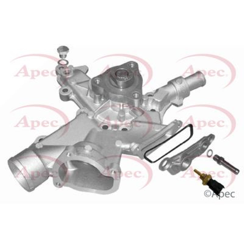 Apec Engine Cooling Water Pump fits Opel Agila A 2000-2007 1.0 1.2