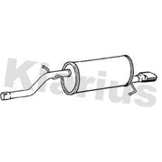 Klarius Box With Tail Pipe Rear fits Opel Corsa E 2014 on 1.0
