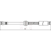 Apec Brake Hydraulic Hose Line Rear HOS3943