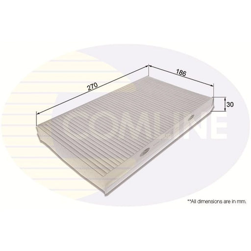 Comline Cabin Air Filter (Pollen Filter) fits Land Rover Discovery III 2004-2009