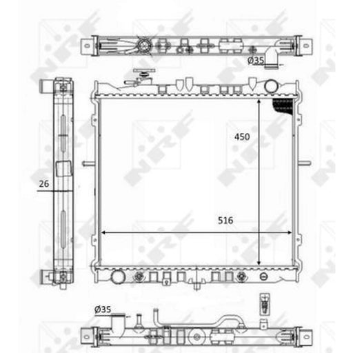 NRF Engine Radiator 59049
