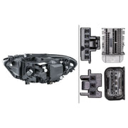 Hella Headlight Headlamp LED Right fits BMW 1 Sports Hatch 2011-2019