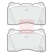 Apec Front Brake Vented Discs & Pads fits Subaru Impreza 2001-2005 2.0
