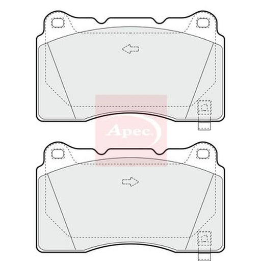 Apec Front Brake Pad Set PAD1391