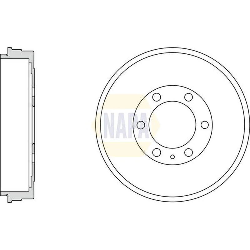 NAPA Brake Drum Assembly Rear NDR1027
