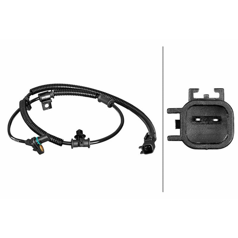 Hella ABS Wheel Speed Sensor Front fits Ford Usa F-150 2008-2011 4.6 6.2