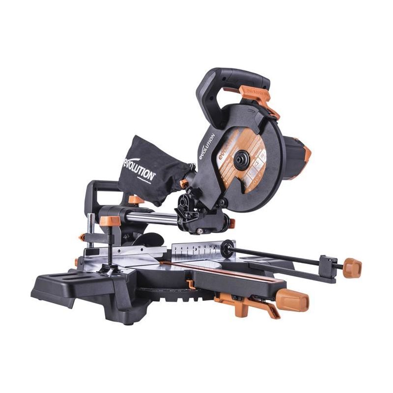 Evolution R210SMS-300+ Pro Multi-Material Sliding Mitre Saw 210mm 1500W 240V Evolution - Dynamic Drive