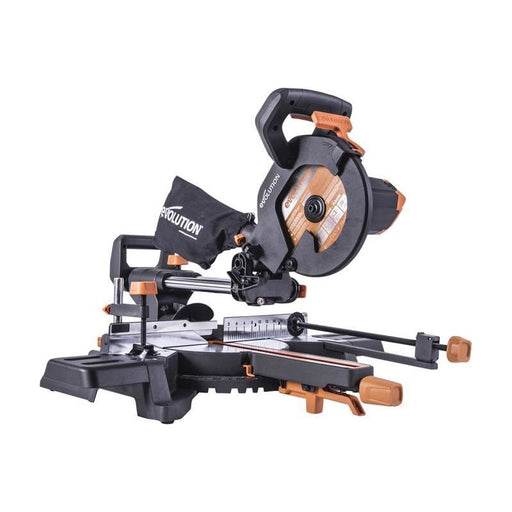 Evolution R210SMS-300+ Pro Multi-Material Sliding Mitre Saw 210mm 1500W 240V Evolution - Dynamic Drive